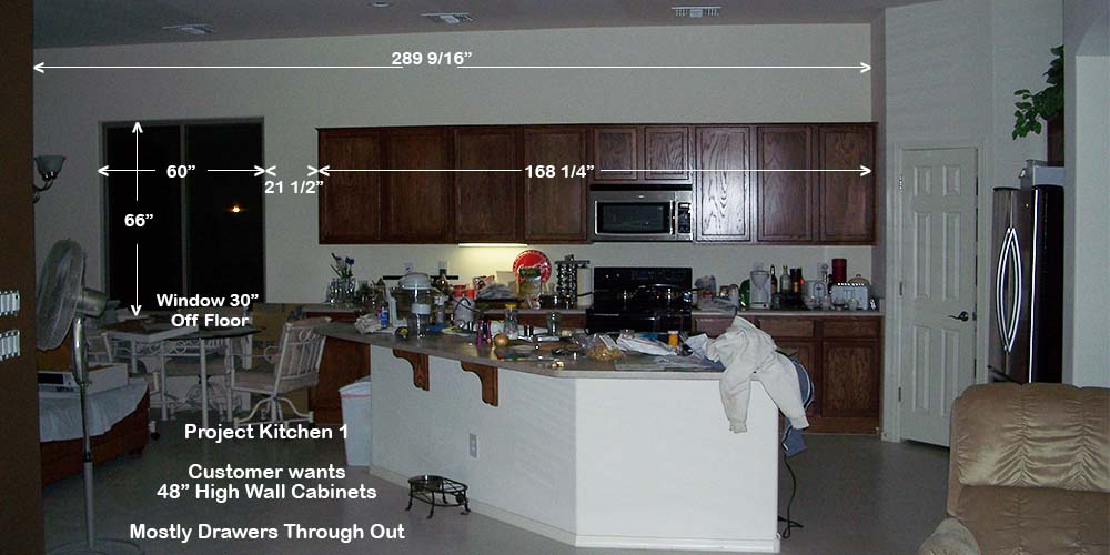 Drawing Plans for new Kitchen Cabinets Group 1